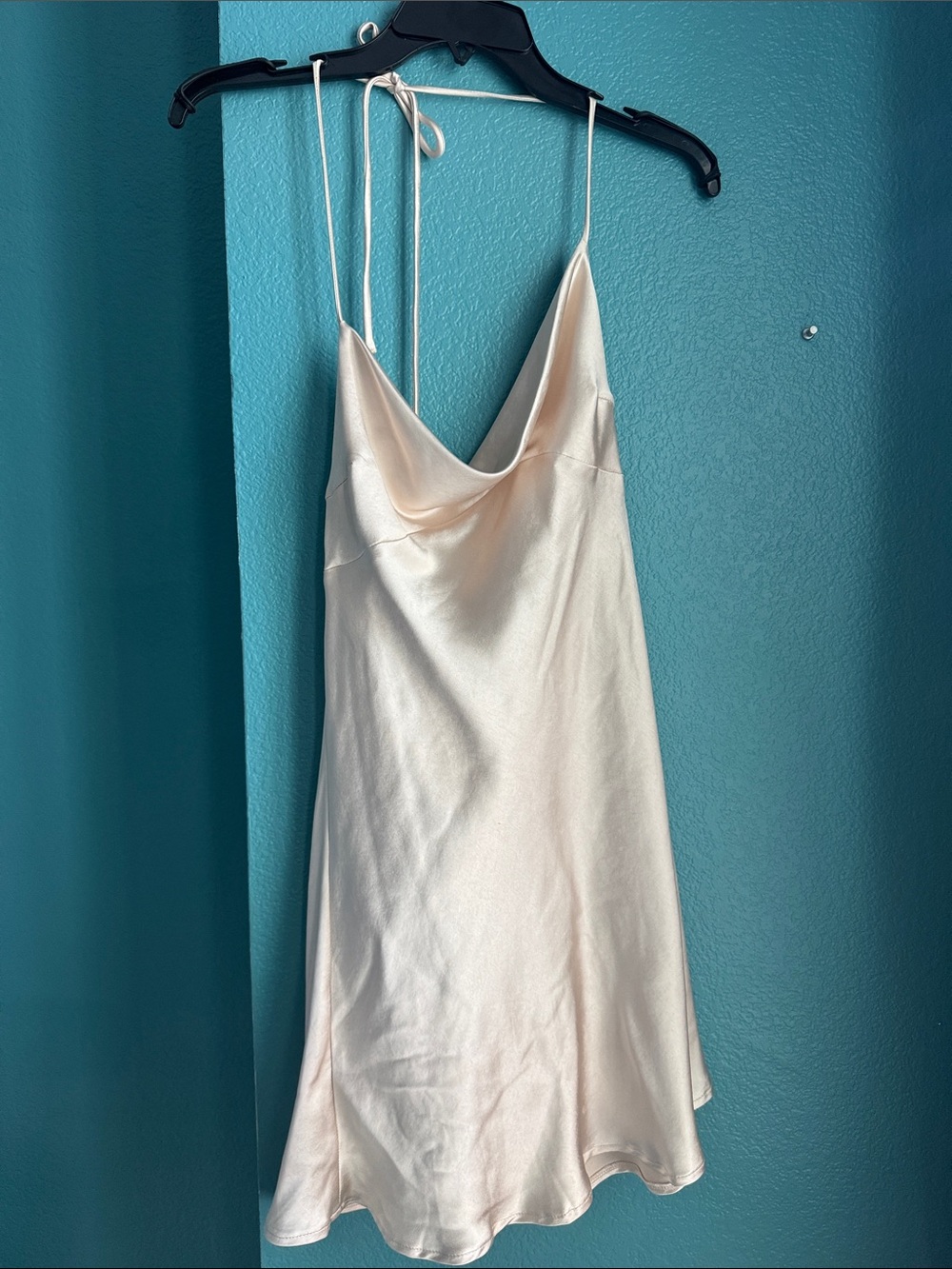 Princess Polly Champagne Satin Slip Dress